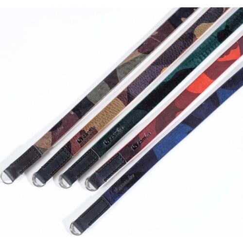 Cam-in Italian vegetable tanned cowhide camouflage micro SLR digital camera strap LCS-037