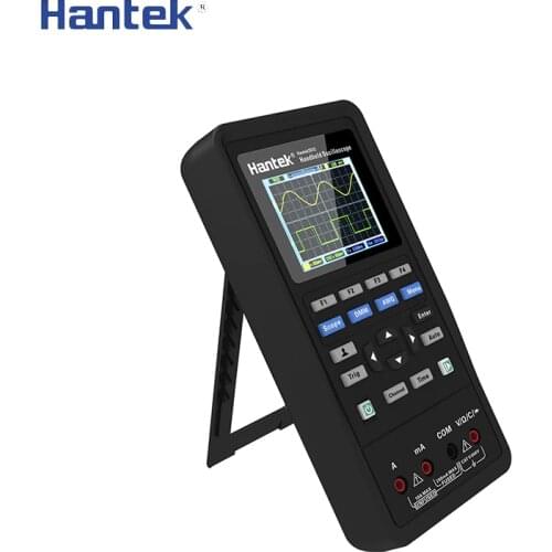 Hantek 3in1 Digital Oscilloscope+Waveform Generator+Multimeter Portable USB 2 Channels 40mhz 70mhz Test Meter Tools LCD Display