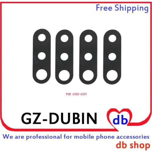 For Samsung Galaxy A20s SM-A207F A207 A20S M12 M14 Rear Back Camera Lens Glass Plastic Cover+3M Sticker Glue Tape