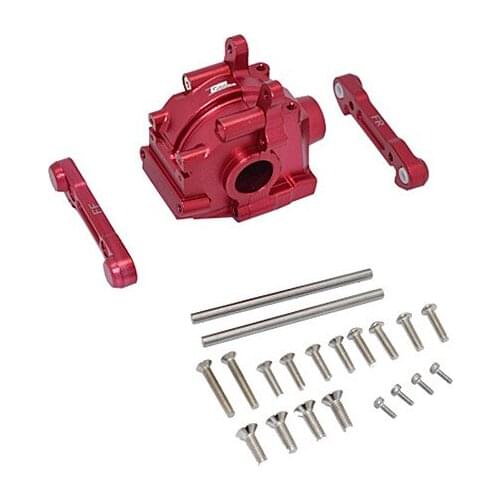 GPM ALUMINUM FRONT GEAR BOX+FRONT LOWER SUSPENSION MOUNT LOS232023 LU4012 LOSI 1/10 LASERNUT TENACITY ULTRA 4 ROCK TACER