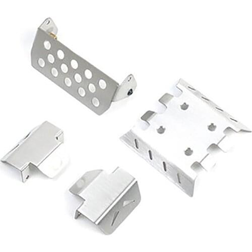 Metal Guard Plate Chassis Armor Bottom Under Guard for 1/10 YK 4102 RC Car Accessories
