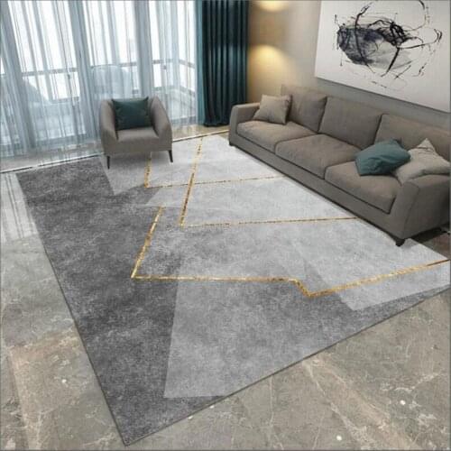 Aisle Floor Mats Disposable Gold Diamond Velvet Living Room Sofa Coffee Table Bay Window Carpet Bedroom Floor Mats