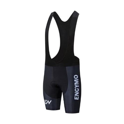 2021 NEW Pro Team Cycling GEL Pad Bib Shorts MTB Quick Dry Breathable Padded Sport Bicycle Wear Bicycle ENCYMO
