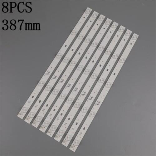 New 24PCS/lot 5LED 389mm LED backlight strip for Philco PH40R86 400S8605X8-B0040 E34036 40S-4-10 1.00.1.388015S01R V1