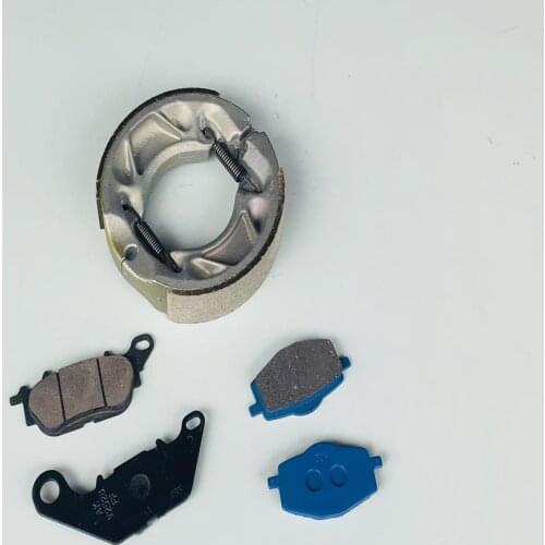 Motorcycle Front Brake Pads Rear Shoe For Yamaha JYM YBR 250 YBR125 R/ESG (1PX1/X2) ESG (43B1/2/) YBR250 2010-2012