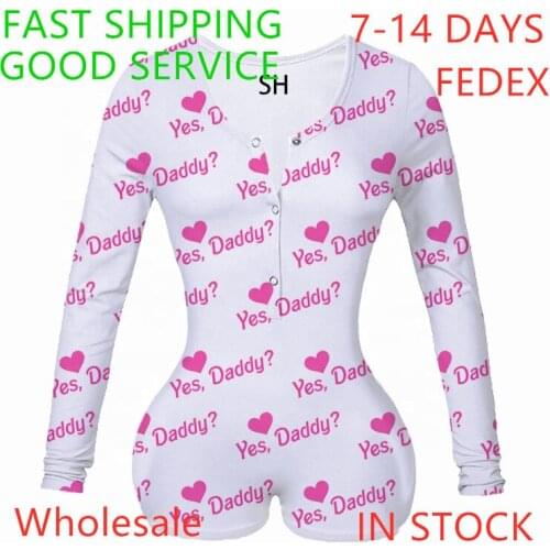 Sleepwear Pajamas Women Spring Sexy Print Elegant Long Sleeve Bodycon Short Jumpsuits Nightwear Pajama Drop Shipping