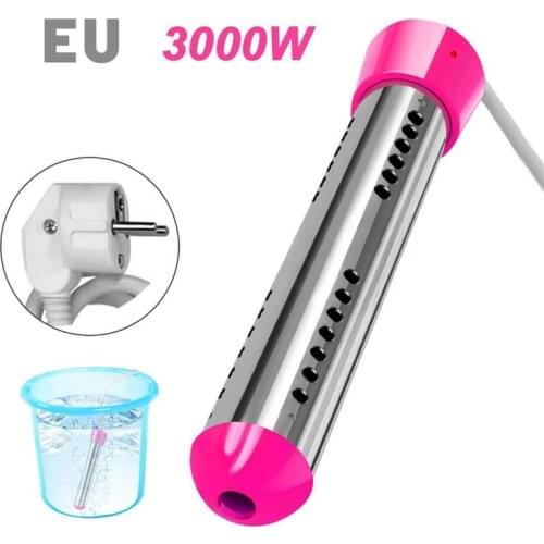 3000W Pool Heater Immersion Electric Water Heater Portable for Inflatable Pool Bathtub High Performance Fast Boiling Water Tool