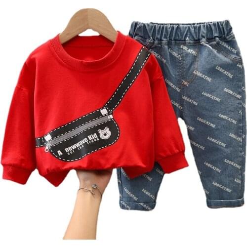 New Spring Autumn Baby Boys Girls Clothes Suit Children Fashion T-Shirt Pants 2Pcs/Sets Toddler Sports Clothing Kids Tracksuits