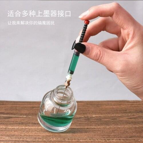 Universal Fountain Pen Ink Filler Ink Syringe Absorbor Device Tool For Ink Cartridge Converter Ink Suction Device