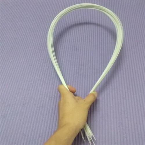 25PCS Lenght 4 Meter White Glass Fiber Rod Diameter 2mm Fiberglass Elastic Insulation Rods for Multicoptor Model Materials