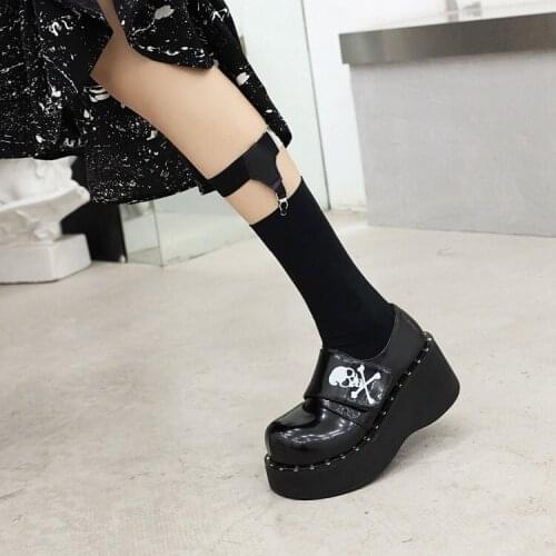 Women shoes 2021 heels women fashion shoes Mary Janes women sandals Gladiator platform sandals punk shoes for women 36-43