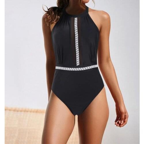 Sexy One Piece Swimsuit Women Ruffle Monokini Push Up Swimwear 2021 Summer Bodysuit Bathing Suit Swim Wear