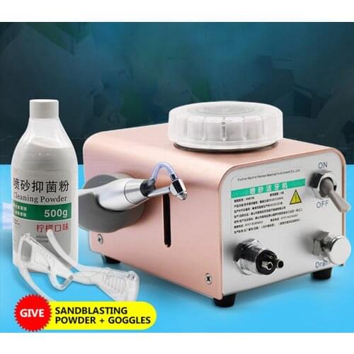 Teeth cleaning sandblasting gun Dental sandblasting machine High pressure sandblasting scaler Teeth whitening polisher