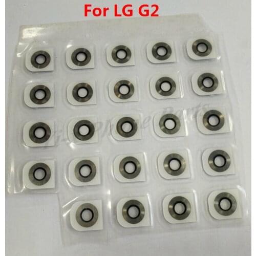 10PCS/lot Back Rear Camera Lens Acrylic Cover with Adhesive Tape for LG G2 Replacement Parts