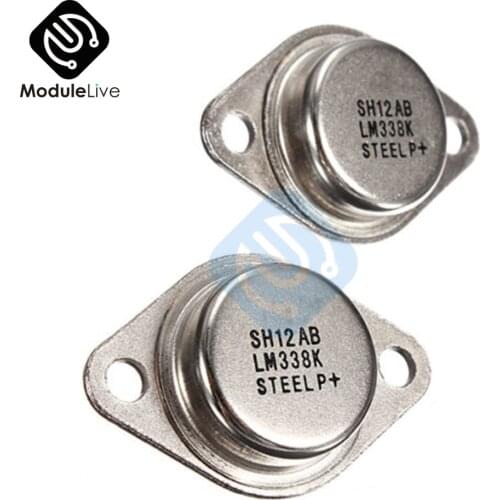 10PCS 5A LM338K LM338 Adjustable Voltage Regulator 1.2V to 32V Step Up Power Converter Adapter