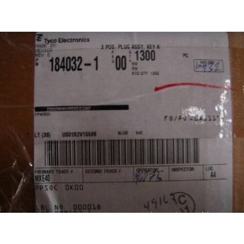 184032-1 TYCO connectors TE connectors AMP connectors terminals 100% new and original parts