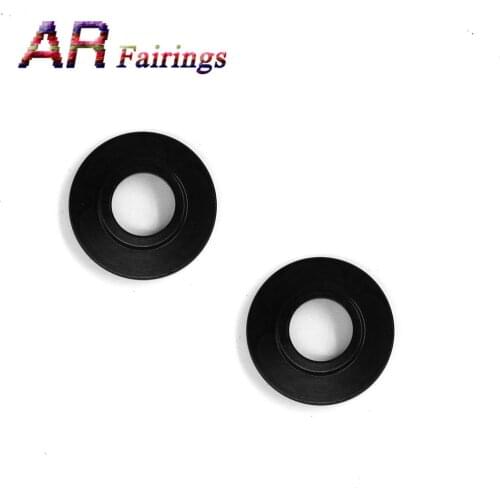 2 piece 5mm 10mm Spacers Radial Brake Calipers Black For Yamaha R1 R6 GSXR Kawasaki ZX6R ZX10R Honda CBR Suzuki Ducati BMW