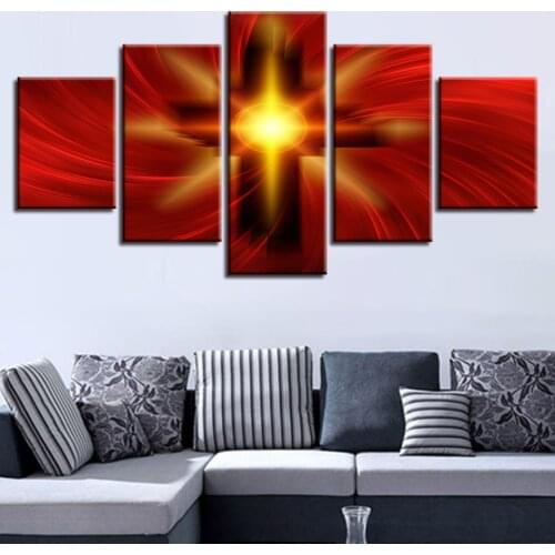 5 Piece Abstract Framework Wall Art Poster Pictures Modern Home Decoration Living Room Decor Canvas HD Print Painting Modular