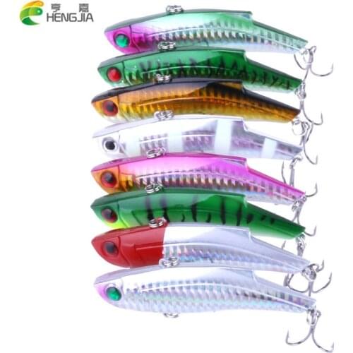 HENGJIA 8pcs 9cm 28g game vib fishing lures swimbaits bass wobbler catfish pike carp trout fishing baits pesca fishing tackle