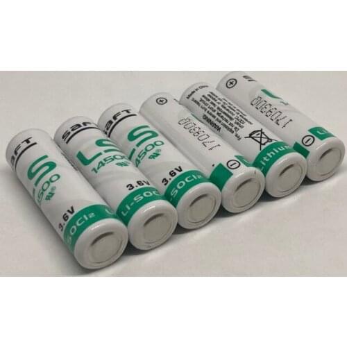 8pcs/lot Brand New Original SAFT LS14500 14500 AA 3.6v 2700mah lithium battery plc batteries