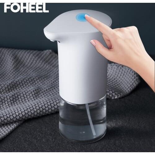 FOHEEL Automatic Induction Sensor Foaming Soap Dispenser Infrared Foaming Hand Washer Soap Dispensers Bathroom Kitchen