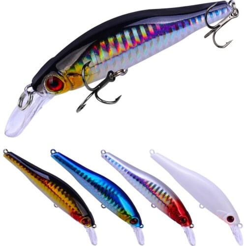 11.5g 98mm Minnow sea fishing lure bait 3D eyes Strong hooks lures for sea fishing