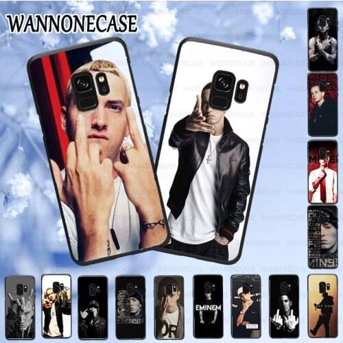 Colorful Cute Phone Accessories Case For samsung galaxy s9plus s10PLUS note8 note9 note10pro S8PLUS Cover Hip Hop Rapper Eminem