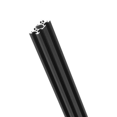 Black 100-500mm Length 2040 V-Slot Aluminum Profile Extrusion Frame for CNC Laser Engraving Machine 3D Printers Camera Slider