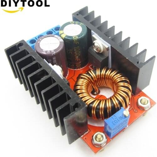 DC-DC Converter Boost Power Supply Step Up Module 10-32V To 60-97V 100W Voltage Continuously Adjustable