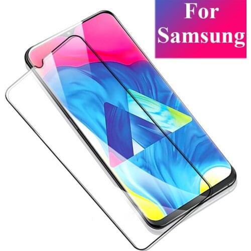 For Samsung Galaxy A10 A20 A30 A40 A50 A60 A70 Full Cover Screen Protector 9H Tempered Glass For M10 M20 M30 Protective Film