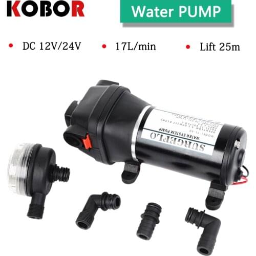 Fl-40 Fl-44 12v 24v Dc Low Pressure 40psi(2.8bar) Lift Max 25m Electric Diaphragm Pump Irrigation Motorhome Car Water Supply
