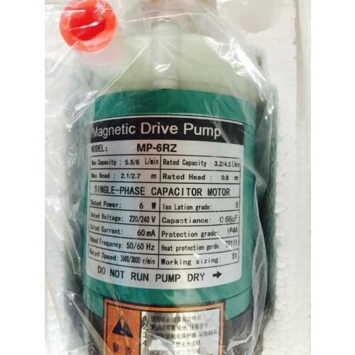 Hot Sale MP-6RZ Plastic Acid Resistance Magnetic Circulation Pump 220V 50HZ