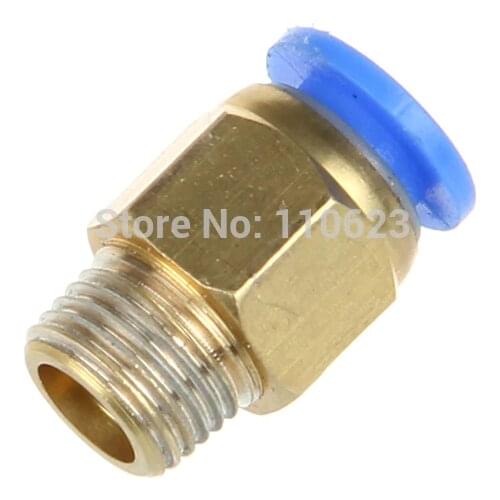 Geeetech Brass Straight Push In one-touch fitting 1/8" Quick Coupler for Bowden Extruder