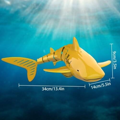 77HD Remote Control Boat for Boys Birthday Gifts Fine Novelty Under Water Boat Realistic Shark Shaped Vehicle
