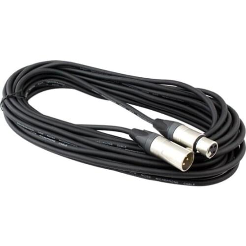 MAGICVOICE CANON MALE FEMALE FITTED MICROPHONE PATCH CABLE 10 METERS * (XRL)