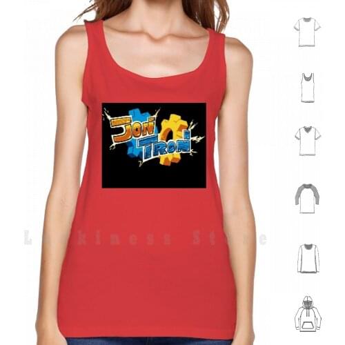 Jontron Logo tank tops vest sleeveless Jontron Ech Jaque Logo Damn Son Wow Mlg Undertale Mlp Plz Moon Games Send Help