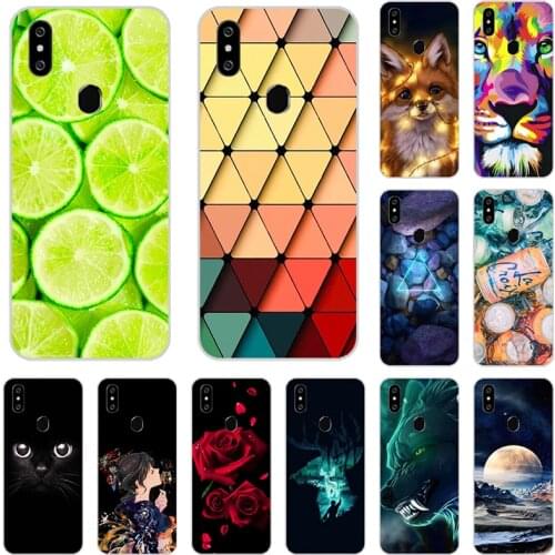 Fashion Printed Case for Oukitel C15 Pro C15Pro Cover Cool Cute Animal Fruit Flower soft silicone Phone Case Shell