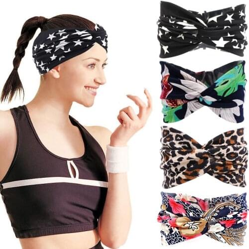 Fashionable Casual Sports Girls Elastic HeadWraps HeadBands Sports Yoga Hair Bands