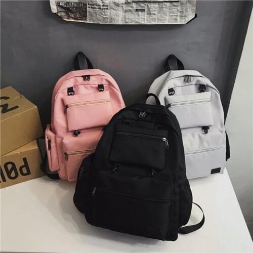 Fashion Backpack Laptop women Backpack College student Unisex Anti theft Travel Backbags school bags for teenage girls boy