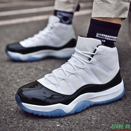 New High-top Basketball Shoes Mens Cushioning Light Basketball Sneakers Male Zapatos Hombre Breathable Outdoor Sports Shoes