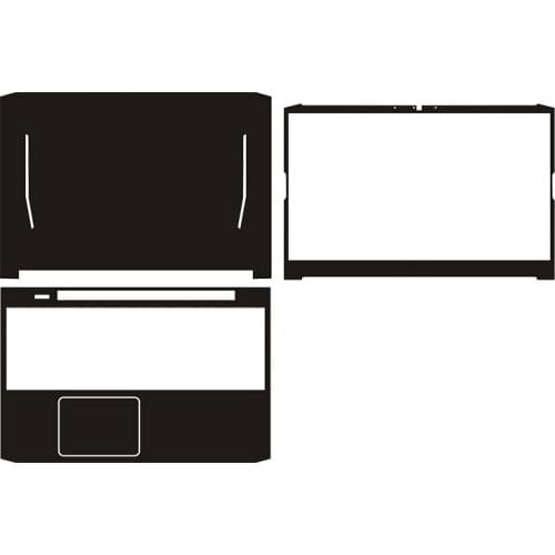 Carbon fiber Laptop Sticker Skin Decals Cover Protector for Acer 300 PH315-53 15.6"