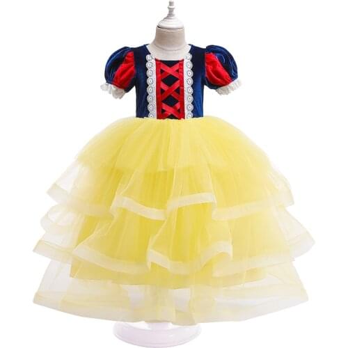 5-14 Years Fancy Girl Cosplay Princess Dress Kids Costume For Children Girls Halloween Birthday Party Clothing