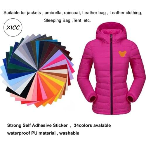 Strong Self Adhesive Sticker PVC Nylon Waterproof Material Badge Repair Kit Fix Rips Holes Down Jacket Clothes Washable Patches