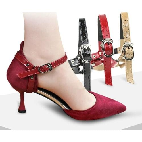 1Pair Fashion Women Shoelaces for High Heels Adjustable Triangle Shoe Belt Ankle Holding Loose Anti-skid Bundle Laces Tie Straps