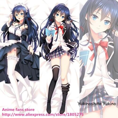 Cute Anime Pillowcase My youth romantic comedy is wrong as I expected Yukinoshita Yukino Huge Body Pillow Case