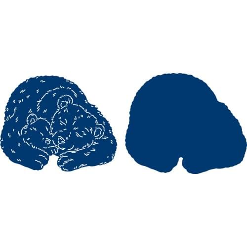 Warm Hugs Arrival New Metal Cutting Dies Scrapbook Diary Decoration Stencil Embossing Template DIY Greeting Card Handmade 2021