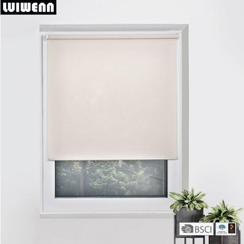 Top quality Mini roller blinds made to measure size with sunscreen fabric screw free window frame mount