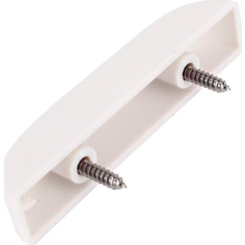 Bass Guitar Parts 1pc White Plastic Thumb Rest with 2pcs Mounting Screws Set