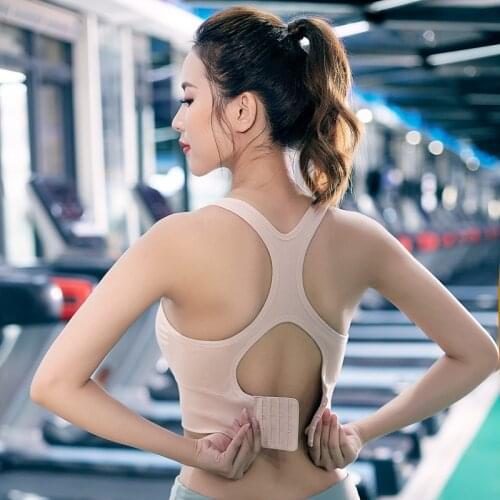 Women Sports Bras Crop Workout Top Yoga Fitness Shockproof Sportswear Feminine Gym Female Underwear Running Push Up Bralette I14