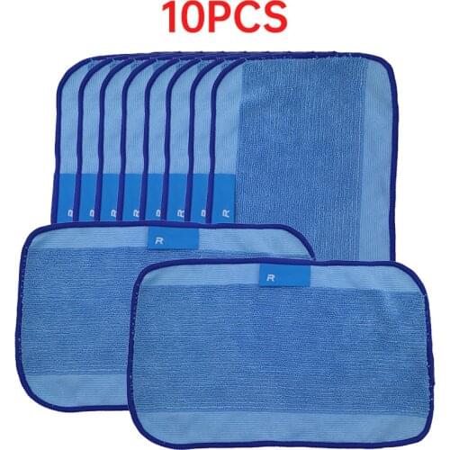 10pcs/Lot High quality Microfiber wet Mopping Cloths for iRobot Braava 321 380 320 380t mint 5200C 5200 4200 4205 Robot